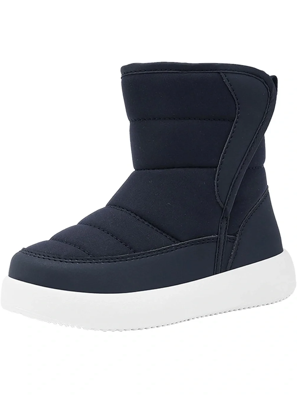 Kids Winter Boot - Navy Blue Slip-On 7 1234/1